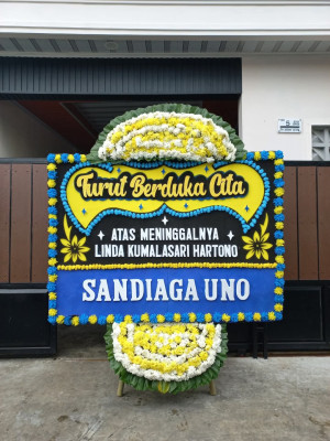 Papan Bunga Duka di Malingping